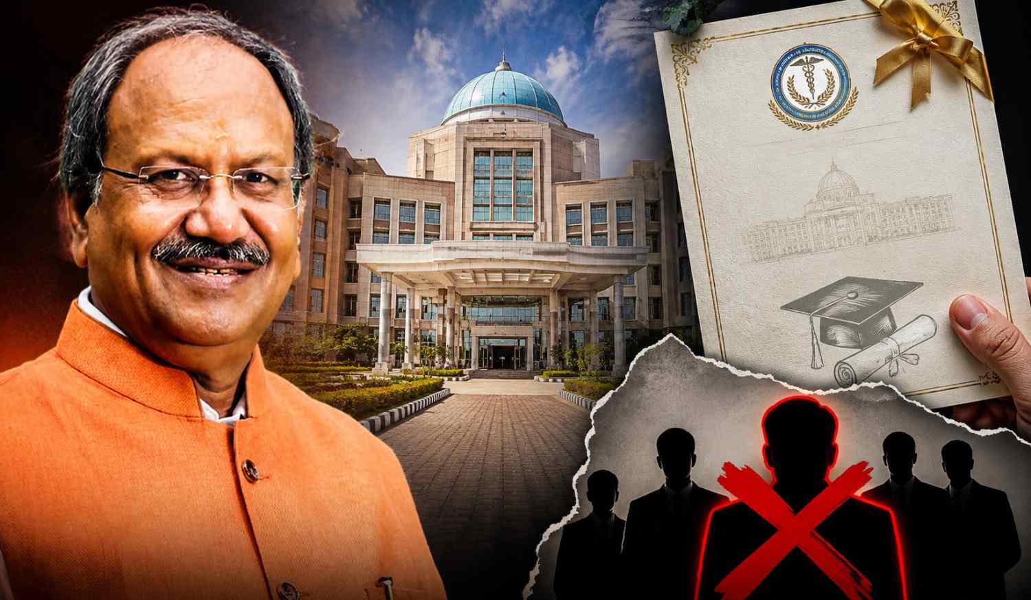 AIIMS रायपुर के तीसरे दीक्षांत समारोह के निमंत्रण पत्र को लेकर विवाद