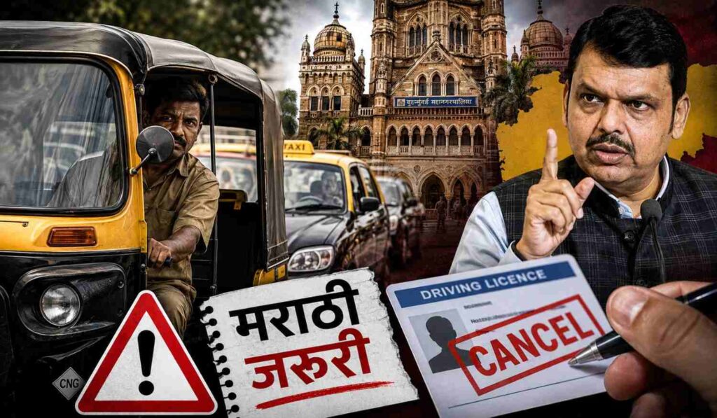 महाराष्ट्र में ऑटो और टैक्सी ड्राइवरों के लिए मराठी भाषा का कामकाजी ज्ञान अनिवार्य