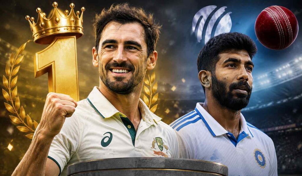 मिशेल स्टार्क ICC टेस्ट रैंकिंग में नंबर वन गेंदबाज बने