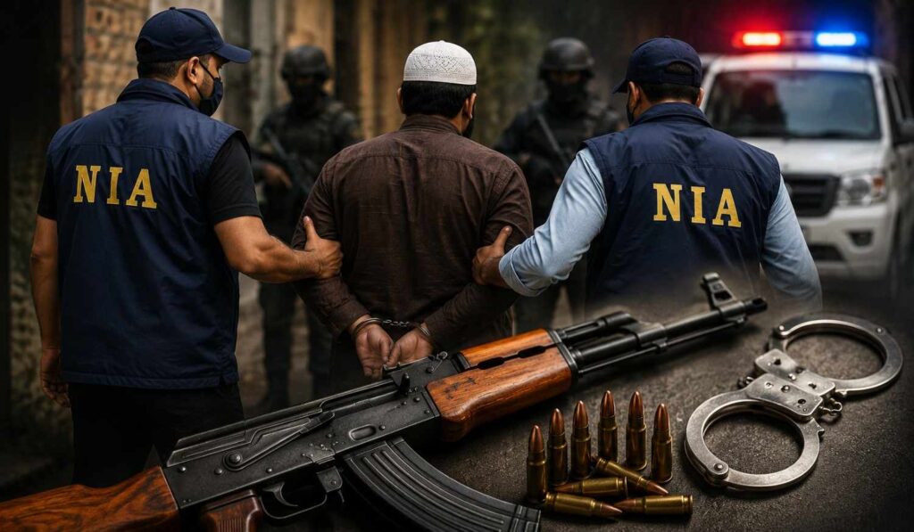 NIA और बिहार STF की कार्रवाई में AK-47 बरामदगी मामले के आरोपी करमुल्लाह की गिरफ्तारी