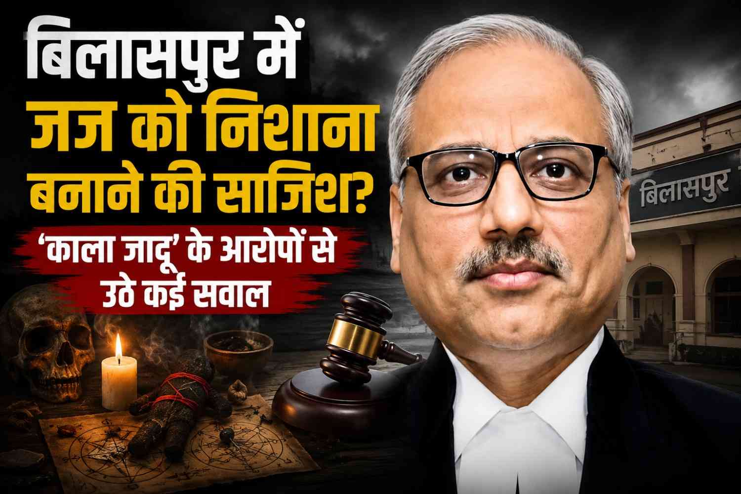 बिलासपुर में जज को निशाना बनाने की साजिश? ‘काला जादू’ के आरोपों से उठे कई सवाल