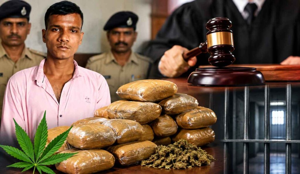 रायपुर में 18 किलो गांजा तस्करी मामले में आरोपी को 10 साल की सजा