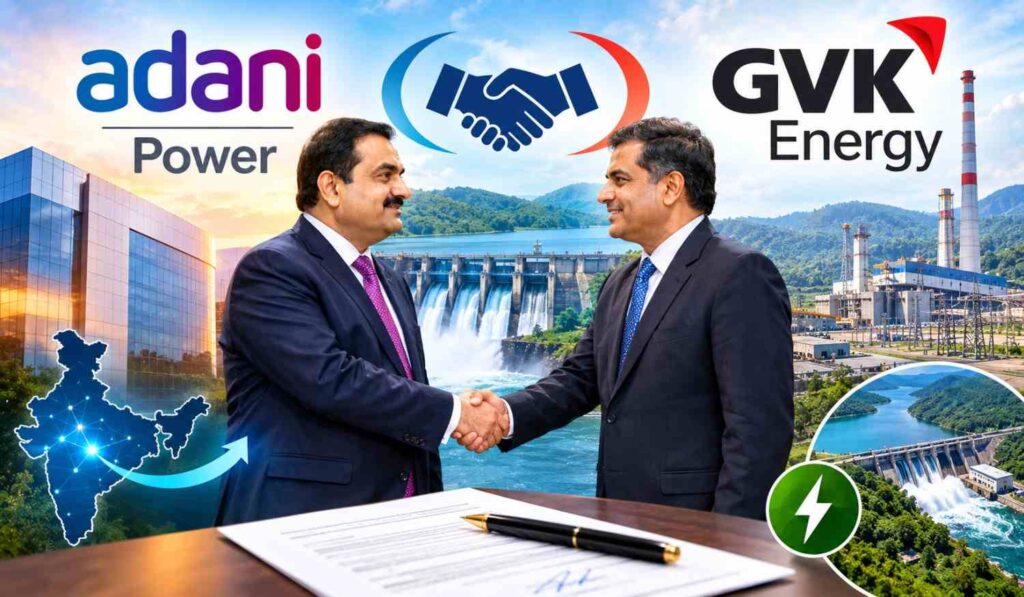 Adani Power ने GVK Energy के अधिग्रहण के लिए LOI हासिल किया