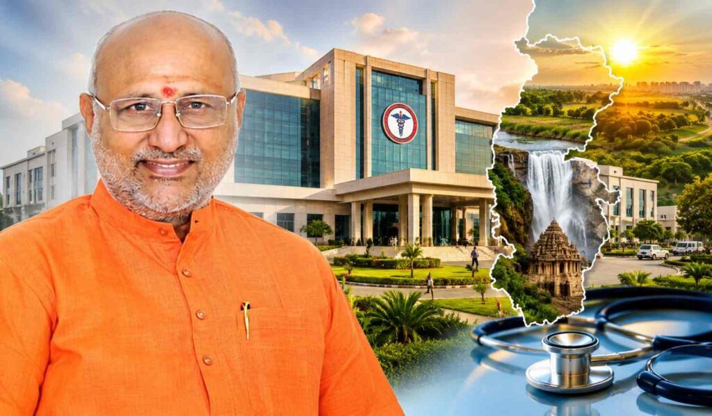 AIIMS रायपुर के तीसरे दीक्षांत समारोह में उपराष्ट्रपति सीपी राधाकृष्णन