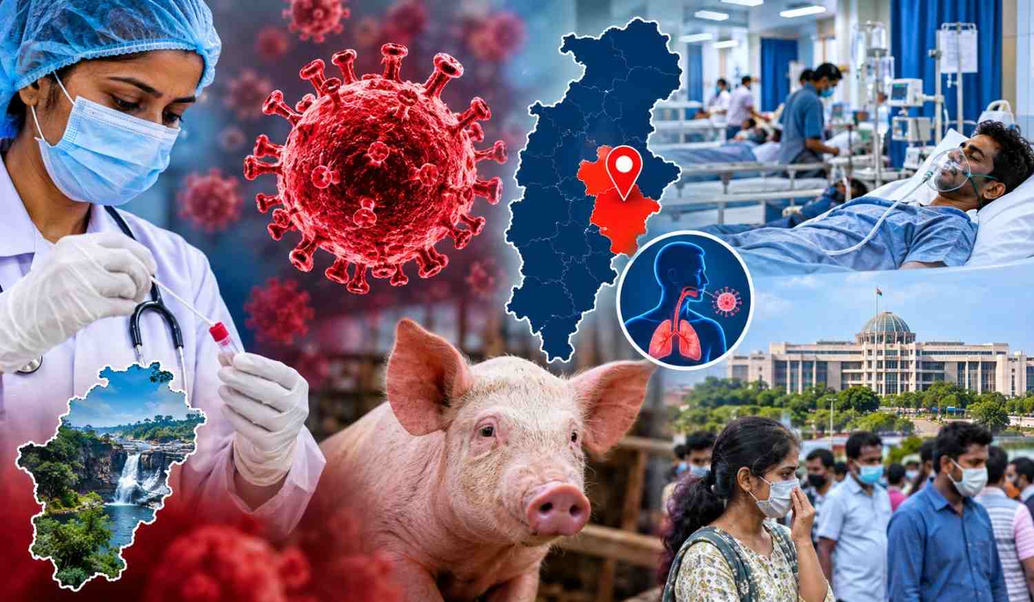छत्तीसगढ़ में बढ़ते स्वाइन फ्लू के मामलों को लेकर स्वास्थ्य विभाग अलर्ट