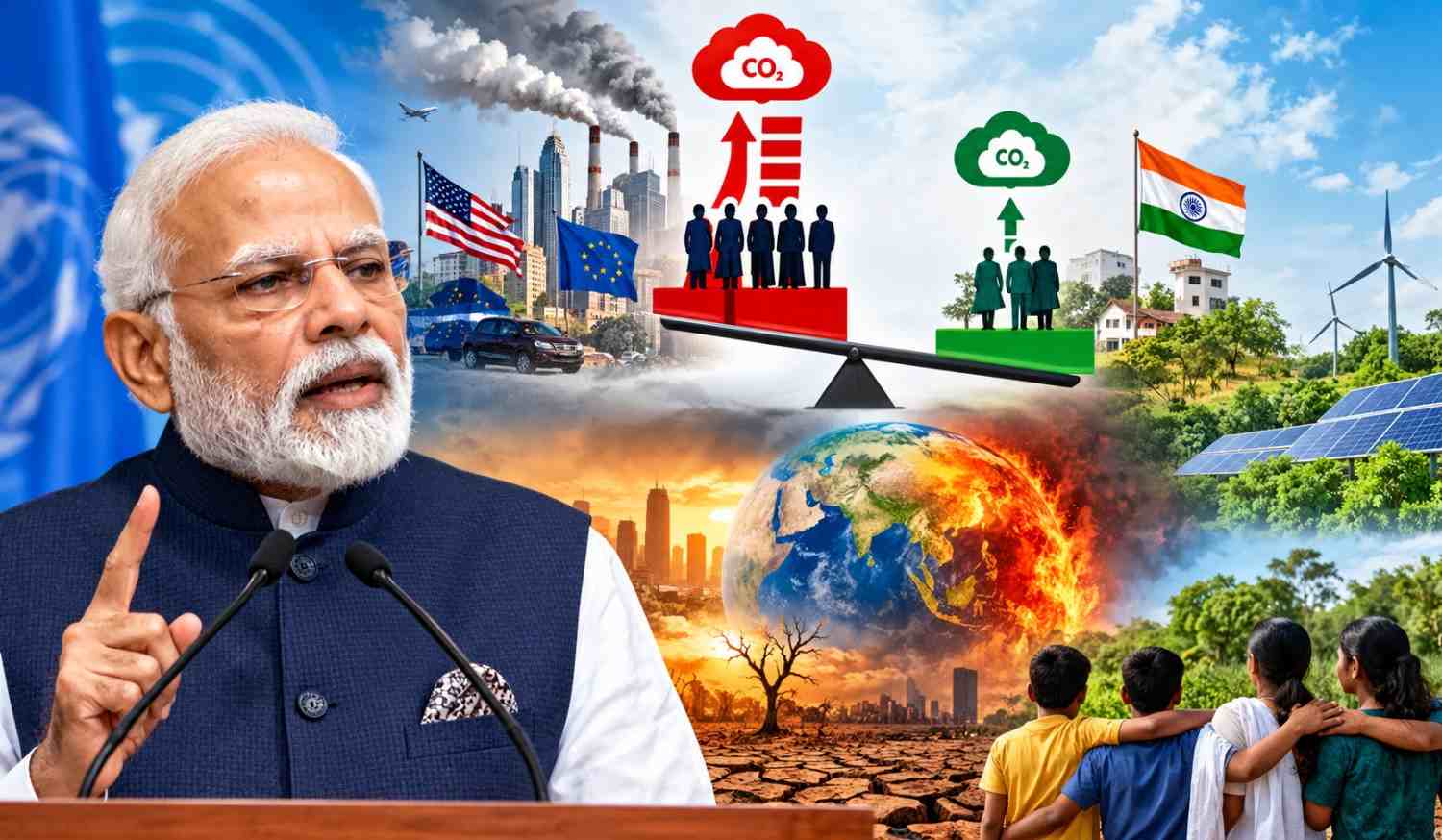 पर्यावरण सम्मेलन में प्रधानमंत्री नरेंद्र मोदी का संबोधन